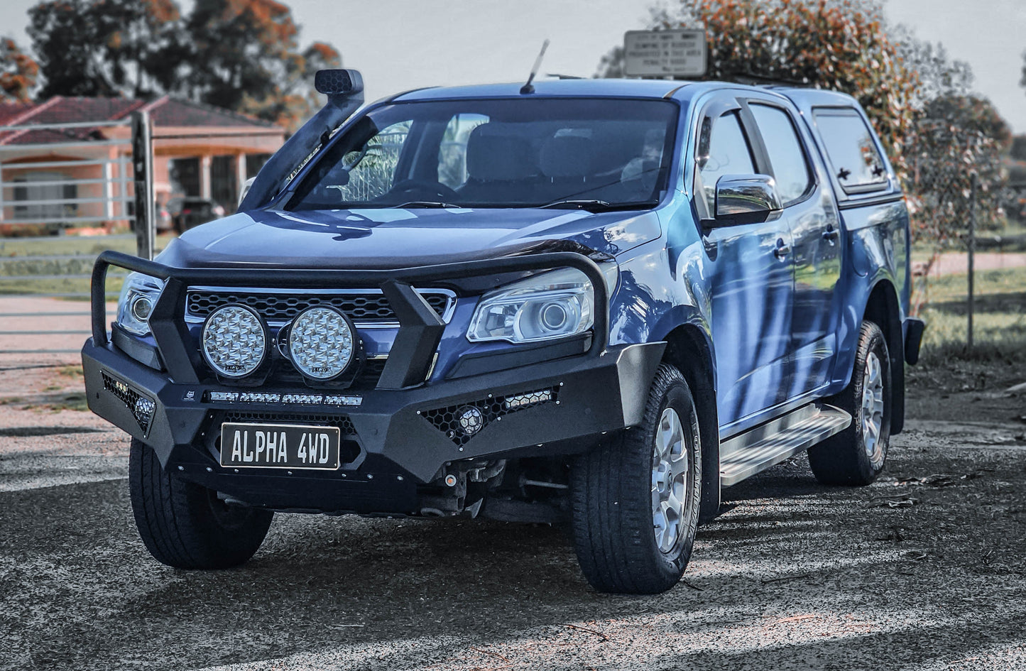 Alpha 4WD Pack Steel Bull Bar for Holden Colorado RG 2012 - 2016