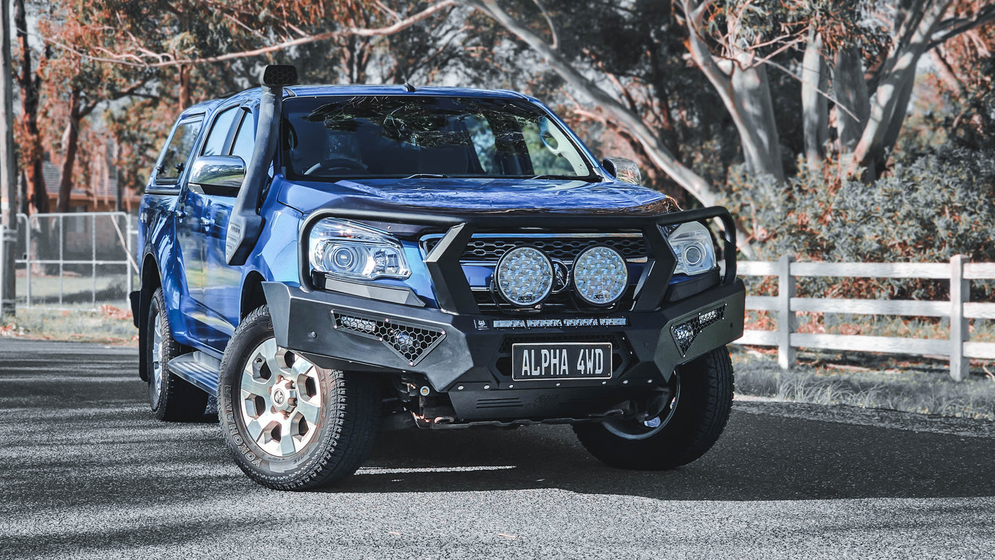 Alpha 4WD Pack Steel Bull Bar for Holden Colorado RG 2012 - 2016