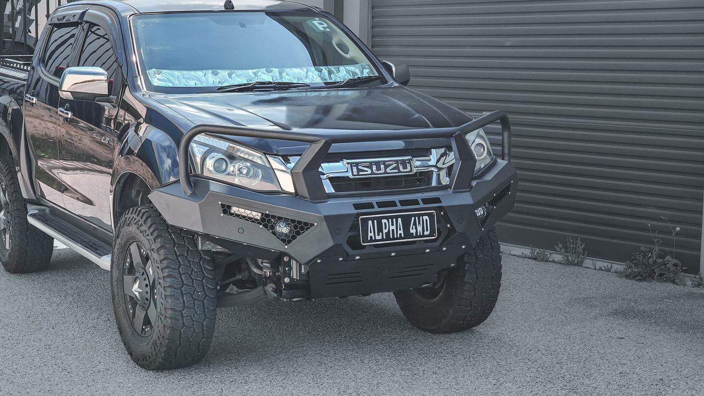 Alpha 4WD Steel Pack Bull Bar for Isuzu D - Max 2012 - 2016