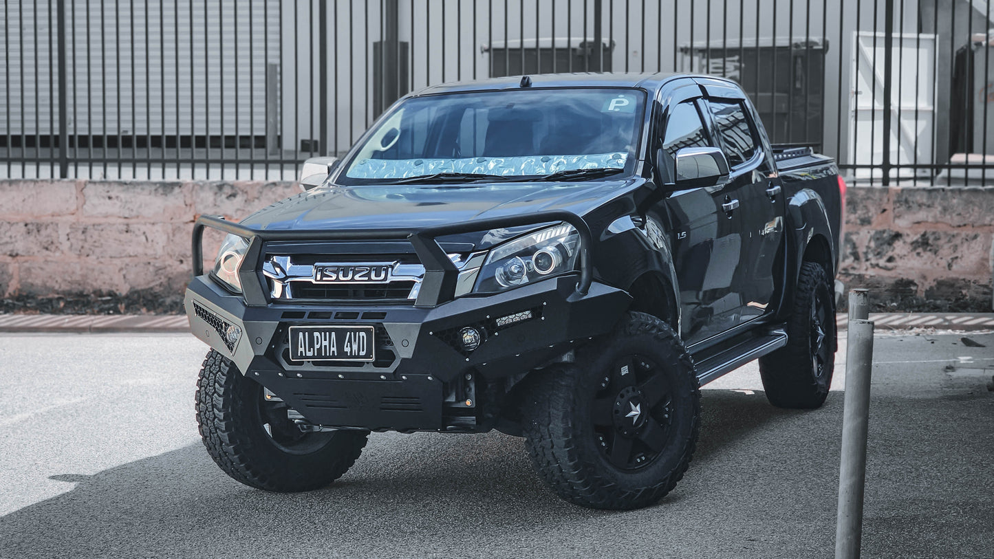 Alpha 4WD Steel Pack Bull Bar for Isuzu D - Max 2012 - 2016