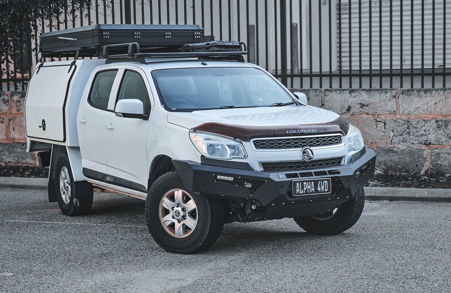 Alpha 4WD Predator Steel Bull Bar for Holden Colorado RG 2012 - 2016