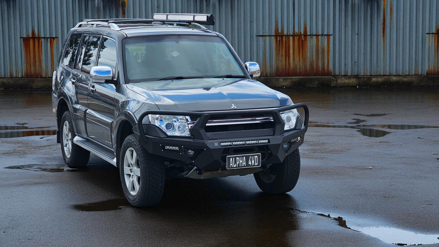 Alpha 4WD Pack Steel Bull Bar for Mitsubishi Pajero NS NT NX NW 2007+