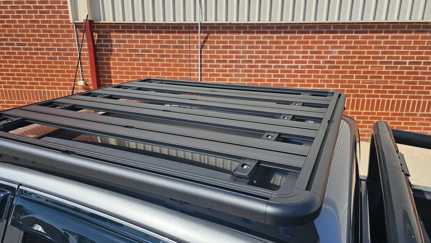 Alpha Genesis Aluminium Flat Platform Roof Rack suit Holden Colorado RG