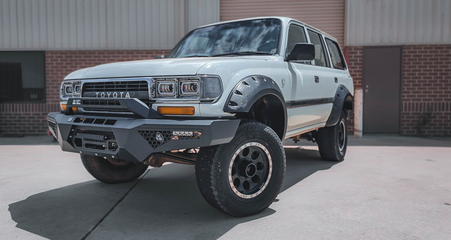 Alpha Predator Steel Bull Bar to suit Toyota Landcruiser 80 series