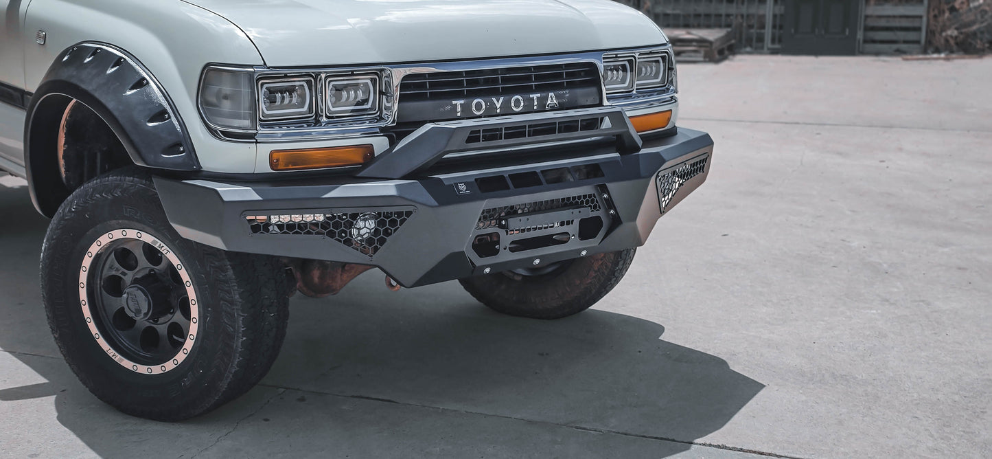 Alpha Predator Steel Bull Bar to suit Toyota Landcruiser 80 series