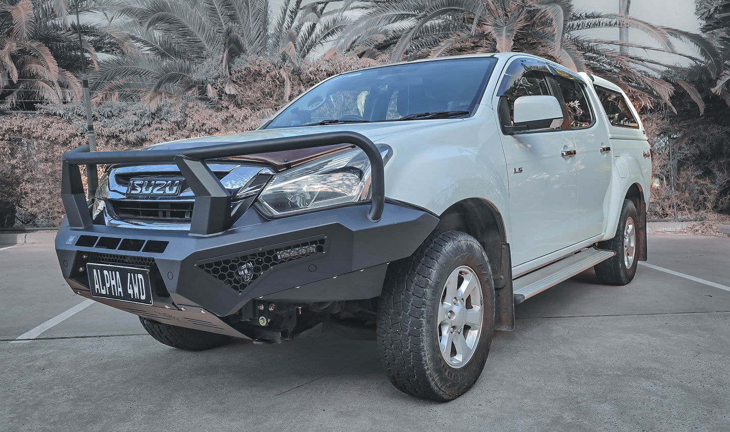 Alpha 4WD Steel Pack Bull Bar for Isuzu D - Max 2017 - 2019