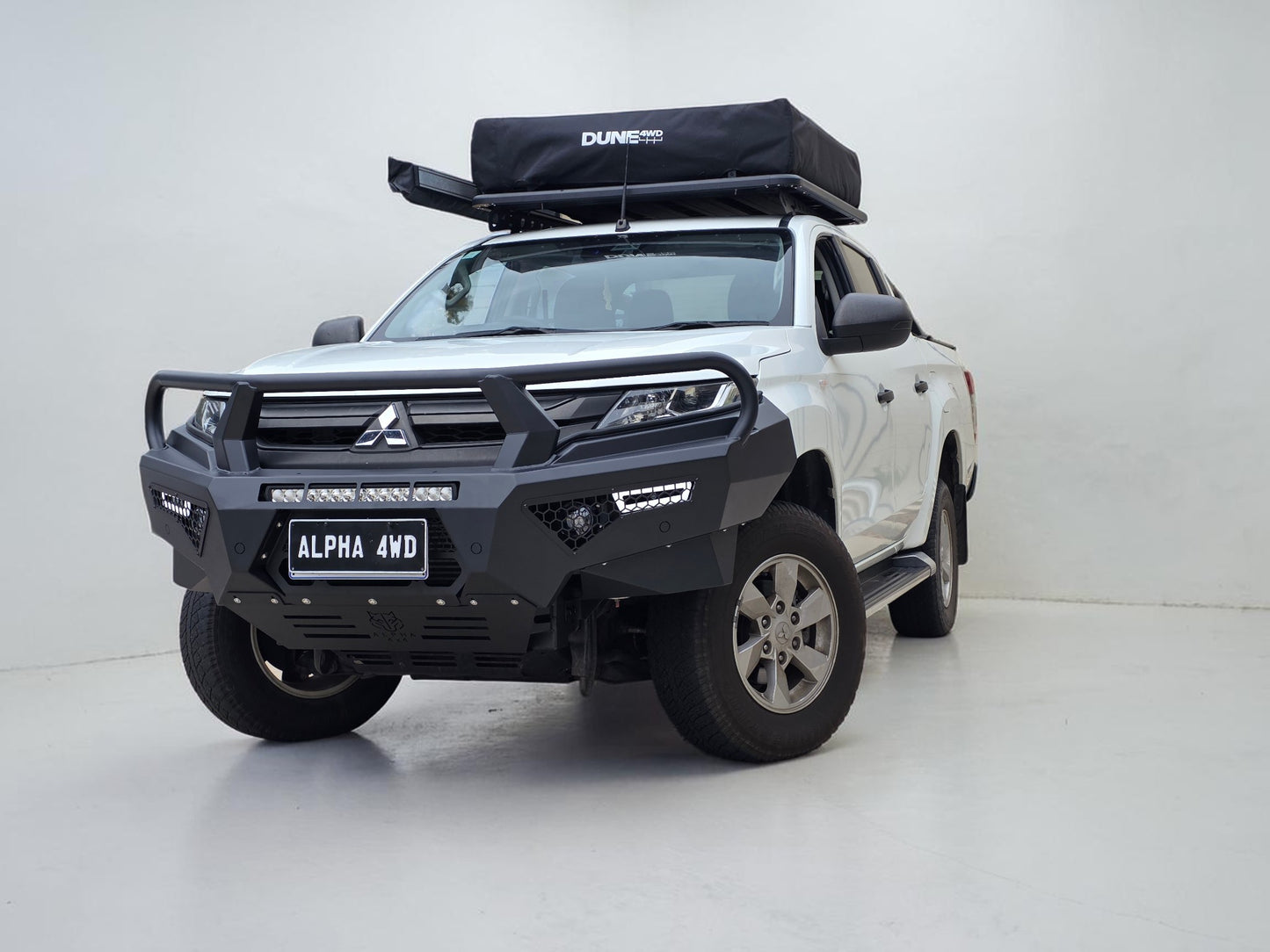 Alpha 4WD Pack Steel Bull Bar for Mitsubishi Triton MR 2019+