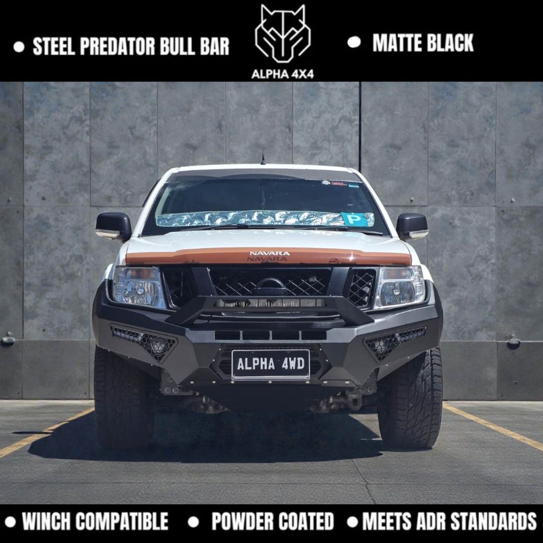 Alpha Predator Steel Bull Bar  for Nissan Navara D40 2010-2015 Spanish