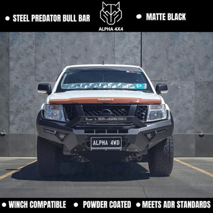 Alpha Predator Steel Bull Bar  for Nissan Navara D40 2010-2015 Spanish