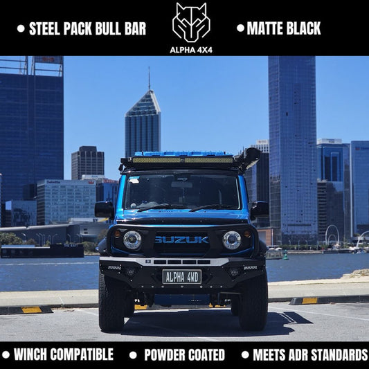 Alpha 4WD Steel Pack Bull Bar for Suzuki Jimny 2018+