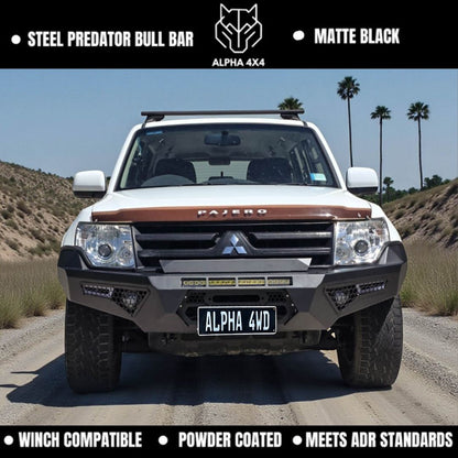 Alpha Predator Steel Bull Bar for Mitsubishi Pajero NS NT NX NW 2007+