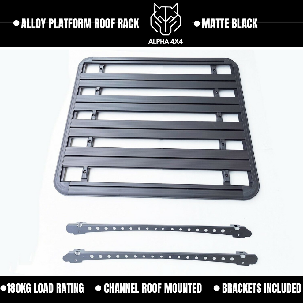 Alpha Genesis Aluminium Flat Platform Roof Rack suit Toyota Hilux N70 ALPHA 4X4