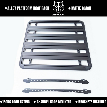 Alpha Genesis Aluminium Flat Platform Roof Rack suit Holden Colorado RG