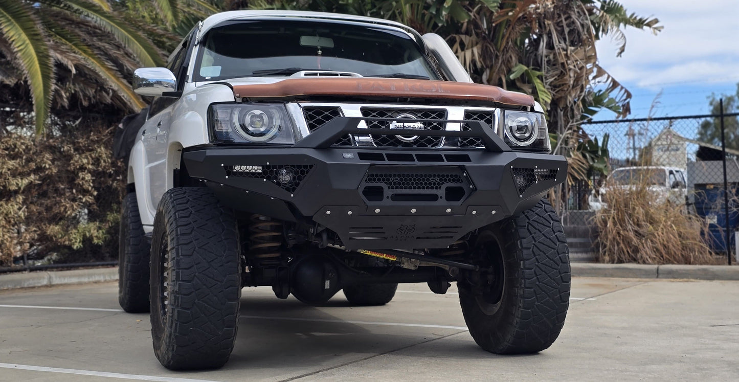 Alpha Predator Steel Bull Bar to suit Nissan GU Patrol Y61 S4 2005-2016