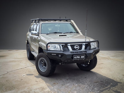 Alpha Pack Steel Bull Bar to suit Nissan GU Patrol Y61 S4 2005-2016