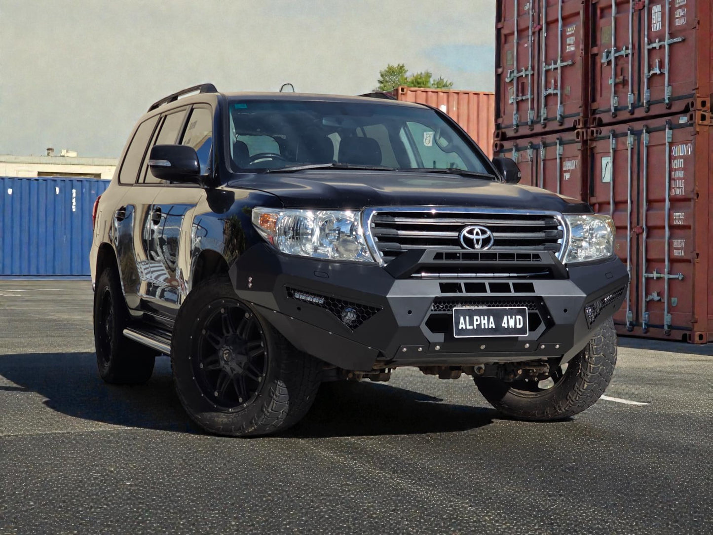 Alpha 4WD Predator Steel Bull Bar for Toyota Landcruiser 200 series 2006-2015