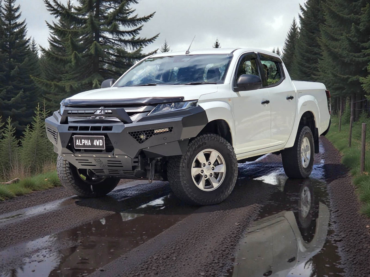 Alpha 4WD Predator Steel Bull Bar for Mitsubishi Triton MR 2019+