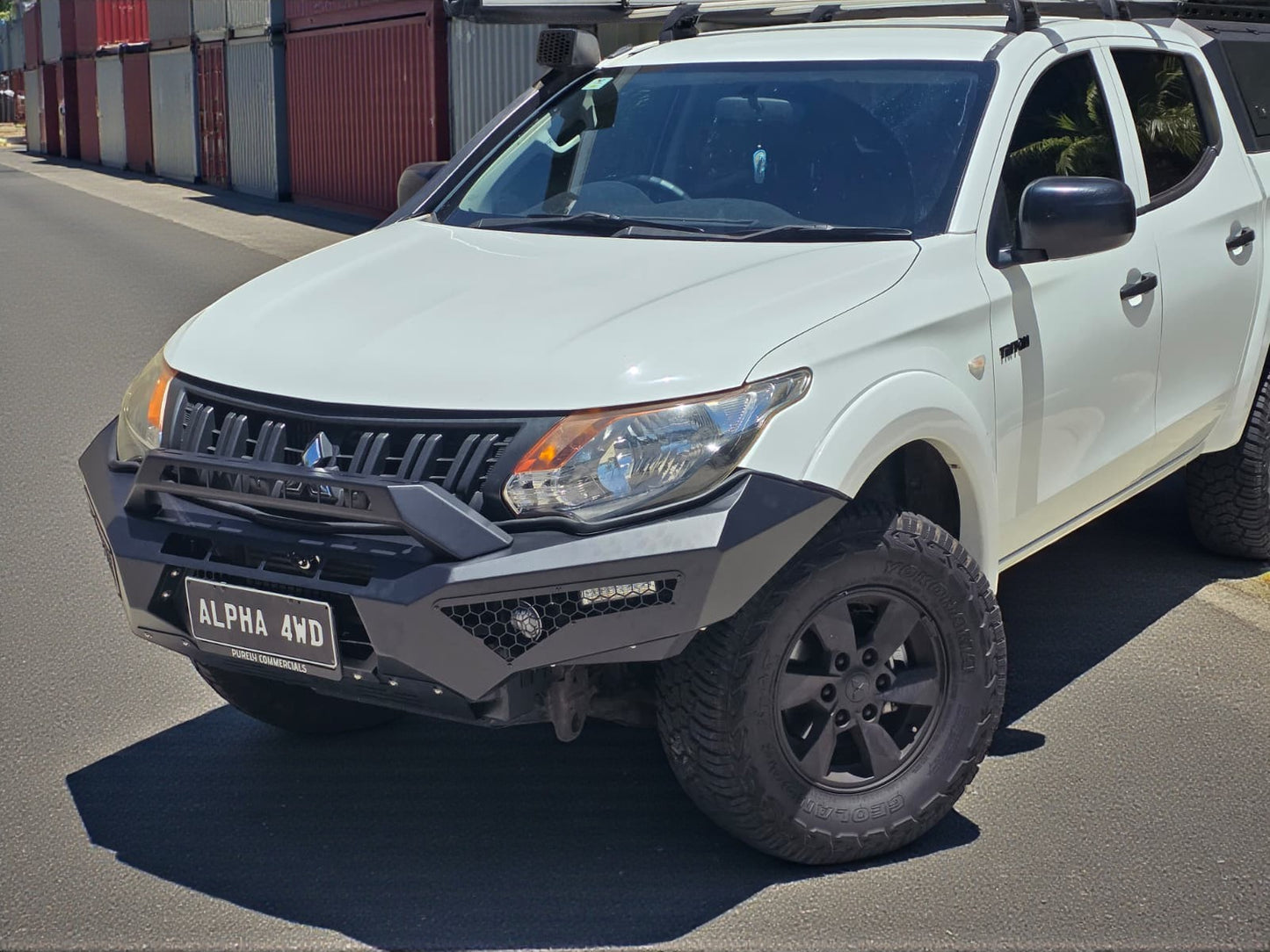 Alpha 4WD Predator Steel Bull Bar for Mitsubishi Triton MQ 2015 - 2018