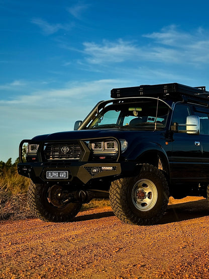 Alpha 4WD Pack Steel Bull Bar for Toyota Landcruiser 80 Series