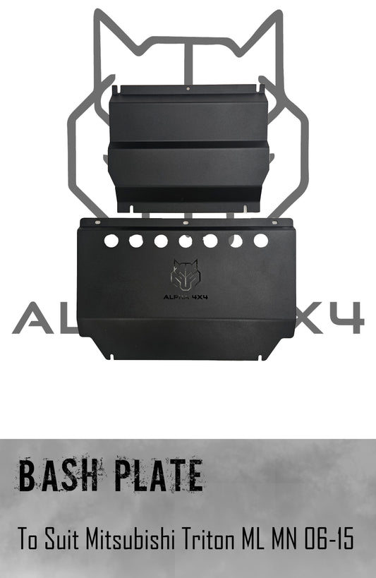 Alpha bash plates to suite Mitsubishi Triton MN ML 2006 - 2014