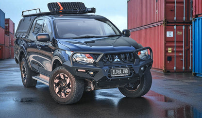 Alpha 4WD Pack Steel Bull Bar for Mitsubishi Triton MQ 2015 - 2018