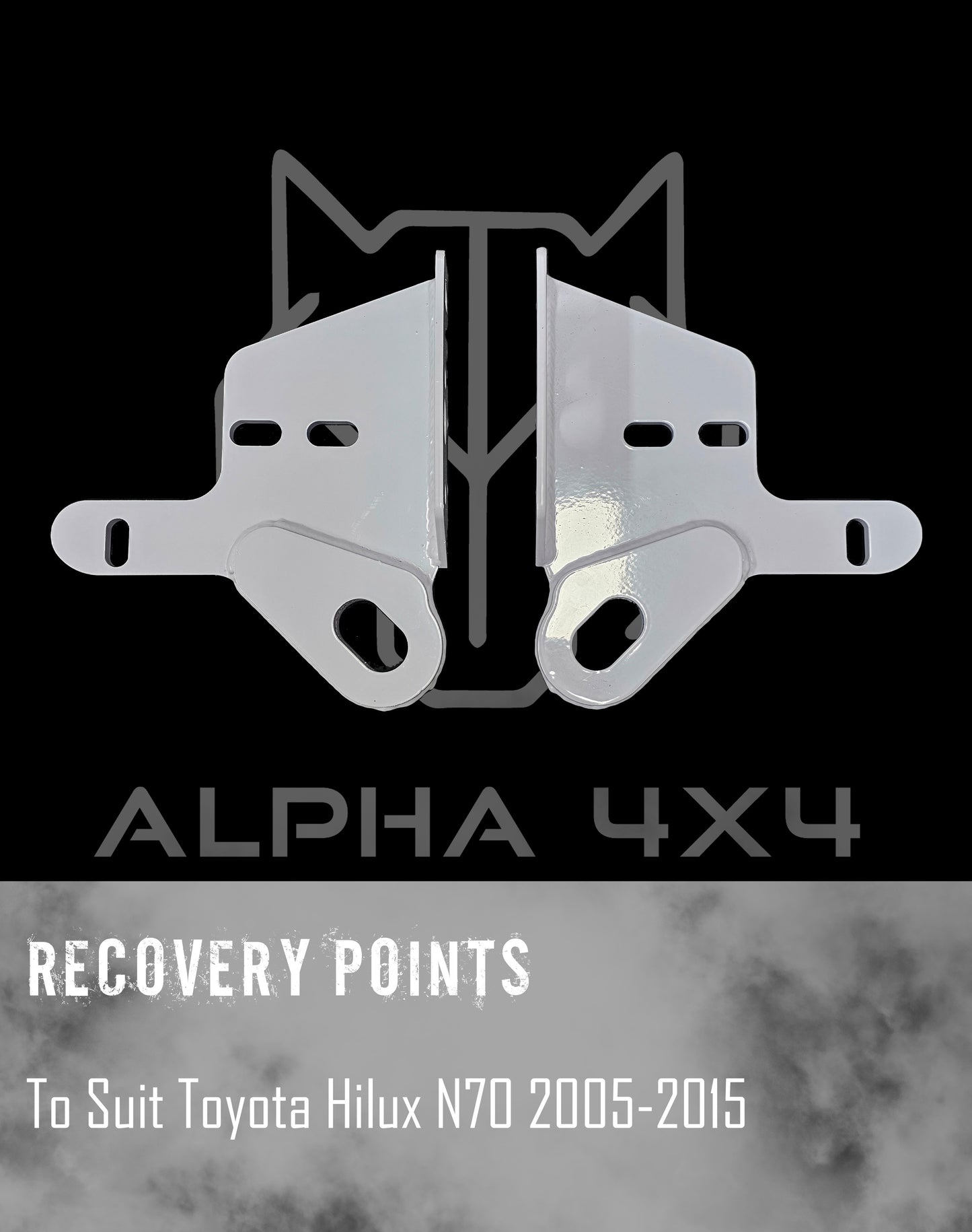 Toyota Hilux N70 2005-2015 Recovery points