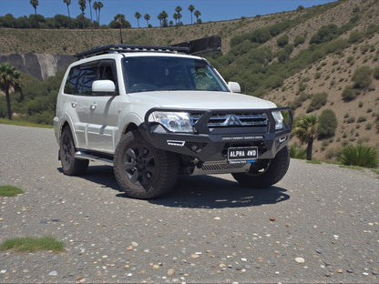 Alpha 4WD Pack Steel Bull Bar for Mitsubishi Pajero NS NT NX NW 2007+