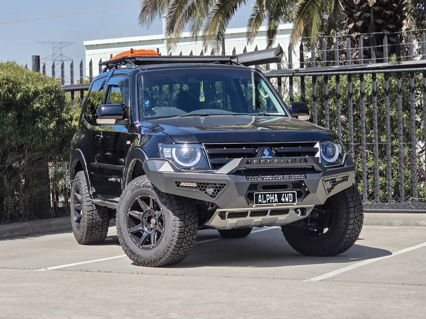 Alpha Predator Steel Bull Bar for Mitsubishi Pajero NS NT NX NW 2007+