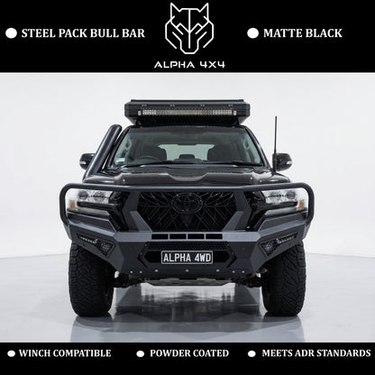 Alpha 4WD Pack Steel Bull Bar for Toyota Landcruiser 200 series 2016+