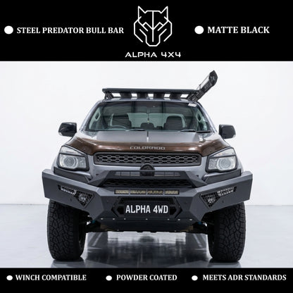 Alpha 4WD Predator Steel Bull Bar for Holden Colorado RG 2012 - 2016