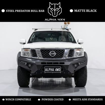 Alpha Predator Steel Bull Bar  for Nissan Navara D40 2010-2015 Spanish