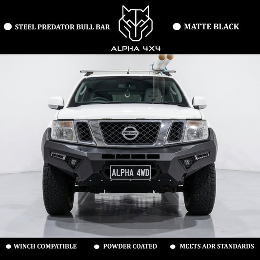 Alpha Predator Steel Bull Bar  for Nissan Navara D40 2010-2015 Spanish
