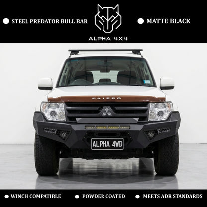 Alpha Predator Steel Bull Bar for Mitsubishi Pajero NS NT NX NW 2007+