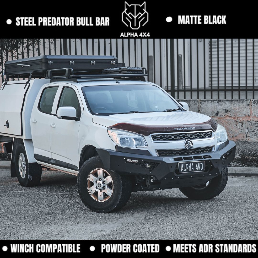 Alpha 4WD Predator Steel Bull Bar for Holden Colorado RG 2012 - 2016