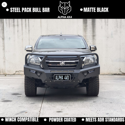 Alpha Pack Steel Bull Bar for Holden Colorado RG 2016+