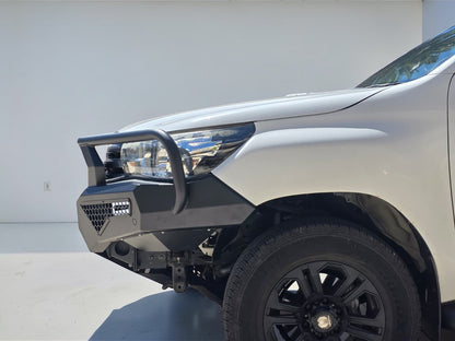 Alpha 4WD Steel Pack Bull Bar for Toyota Hilux N80 2015 - 2018