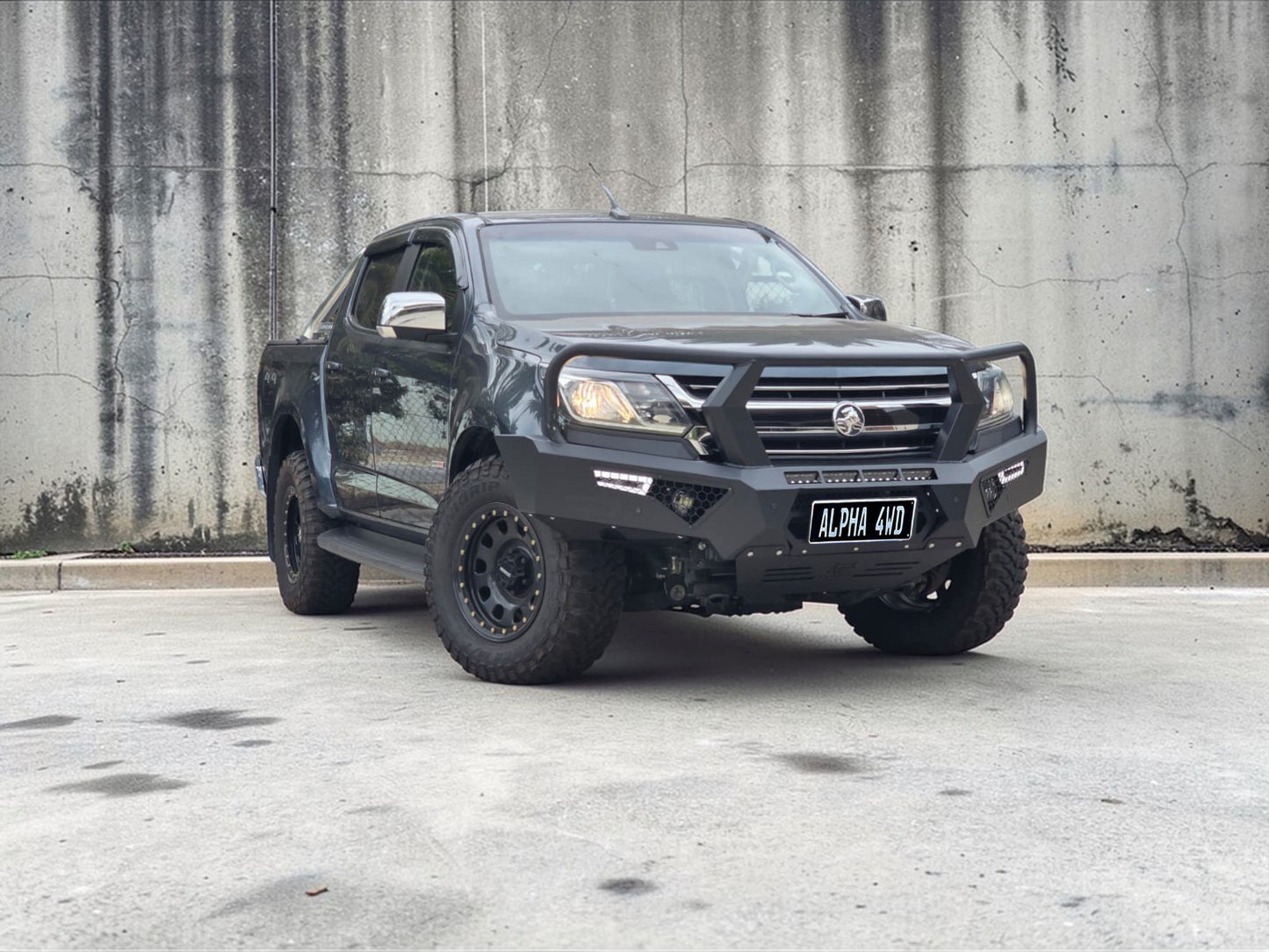 Alpha Pack Steel Bull Bar for Holden Colorado RG 2016+