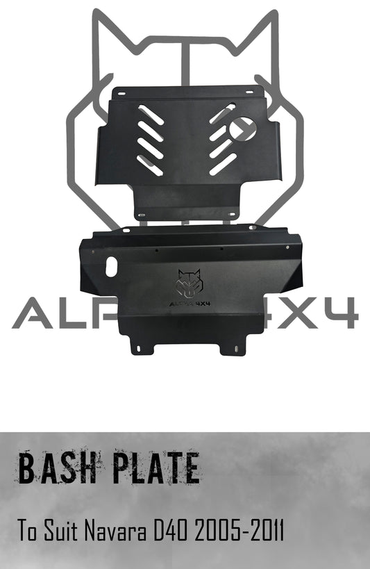 Alpha bash plates to suite Nissan Navara D40