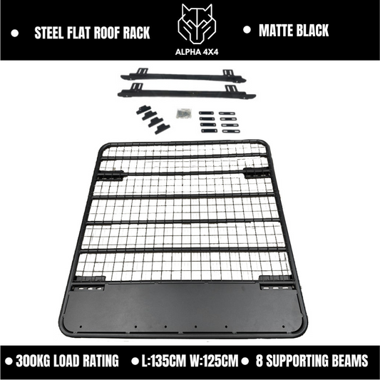 Alpha Base Steel Flat Platform Roof Rack For Mazda BT-50 2011 - 2019