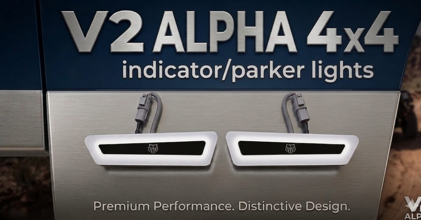 V2 Parker/indicator lights (Old style lights replacement only)