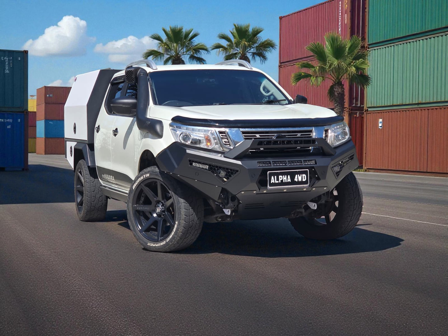 Alpha 4WD Predator Steel Bull Bar for Nissan Navara NP300 D23