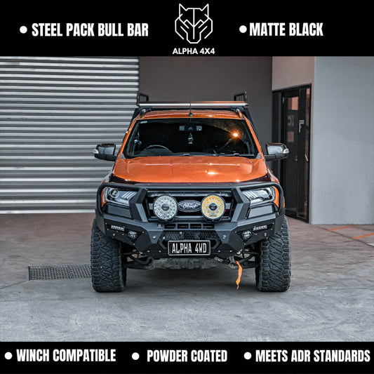 Alpha 4WD Steel Pack Bull Bar for Ford Ranger 2015 - 2022 PX 2 3