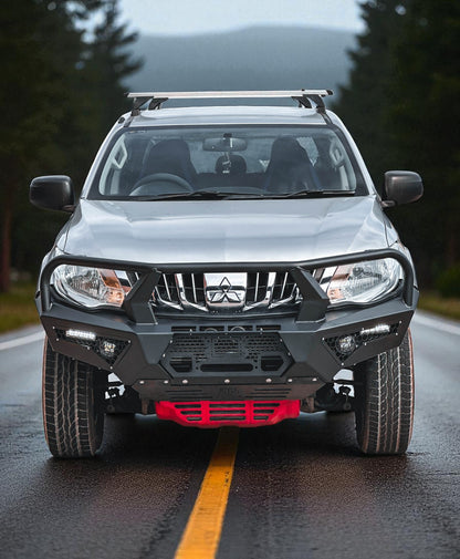 Alpha 4WD Pack Steel Bull Bar for Mitsubishi Triton MQ 2015 - 2018