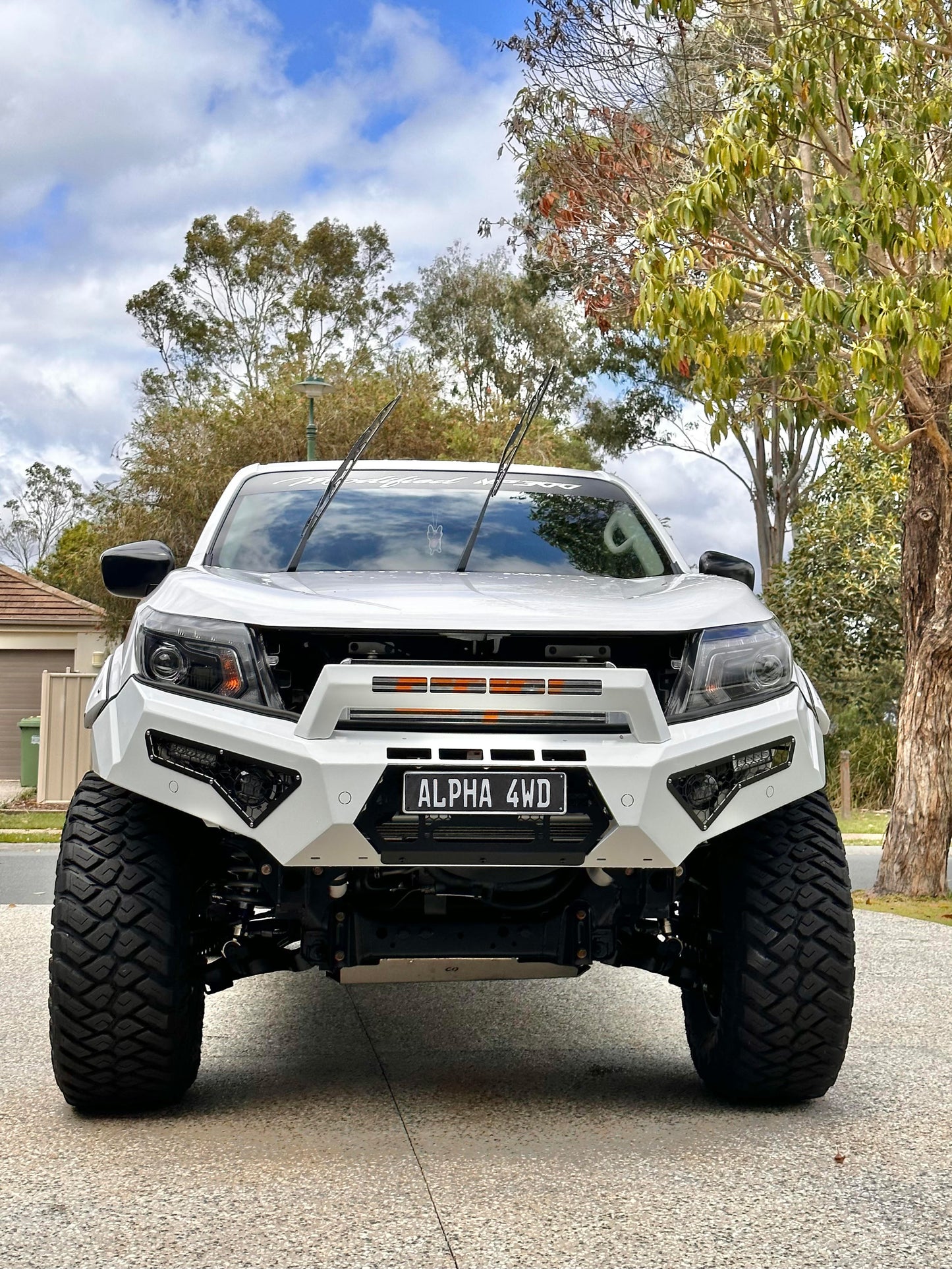 Alpha 4WD Predator Steel Bull Bar for Nissan Navara NP300 D23