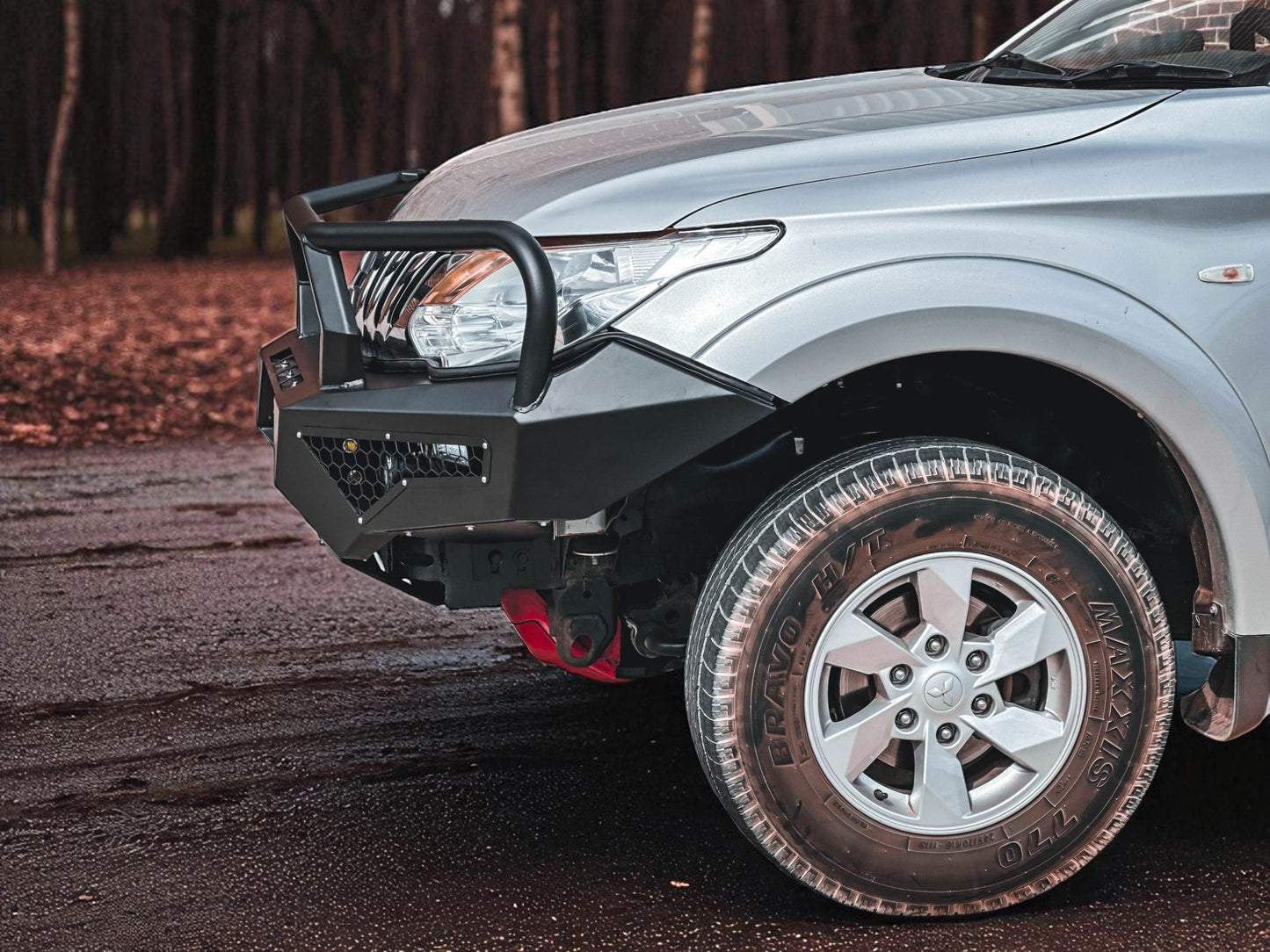 Alpha 4WD Pack Steel Bull Bar for Mitsubishi Triton MQ 2015 - 2018