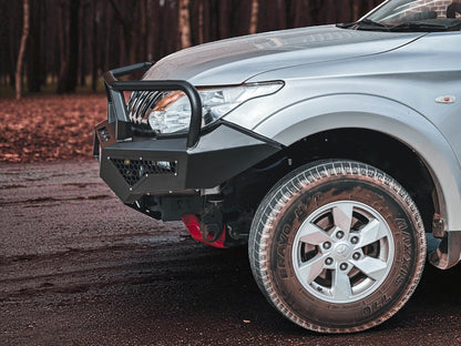 Alpha 4WD Pack Steel Bull Bar for Mitsubishi Triton MQ 2015 - 2018