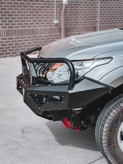Alpha 4WD Pack Steel Bull Bar for Mitsubishi Triton MQ 2015 - 2018
