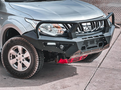 Alpha 4WD Pack Steel Bull Bar for Mitsubishi Triton MQ 2015 - 2018