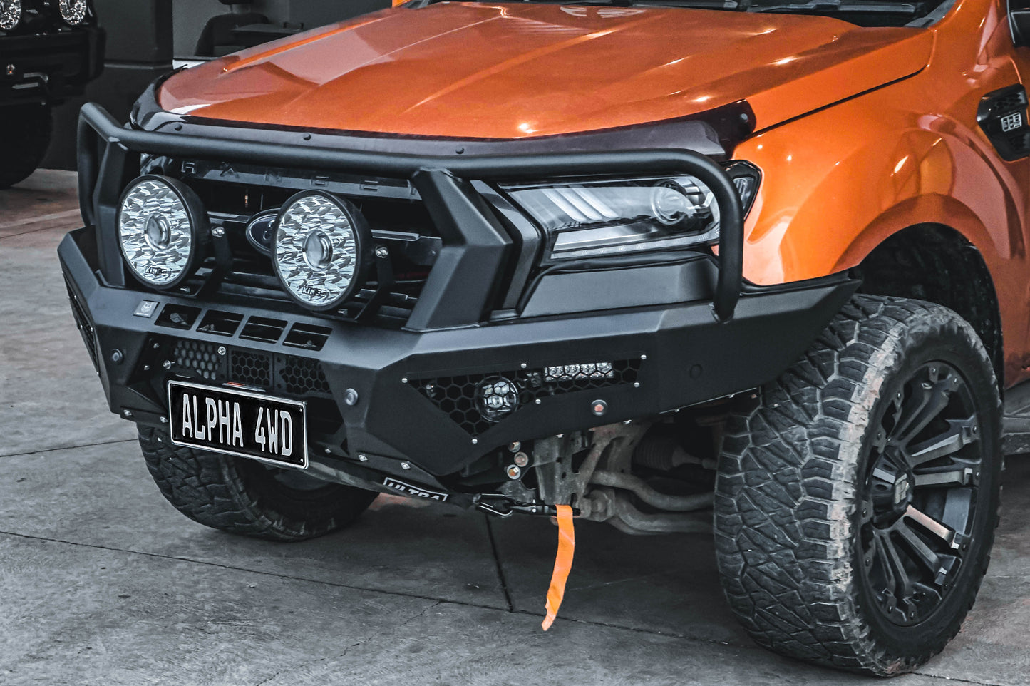 Alpha 4WD Steel Pack Bull Bar for Ford Ranger 2015 - 2022 PX 2 3